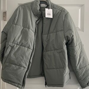 Onia Lightweight Puffer Jacket | Sage